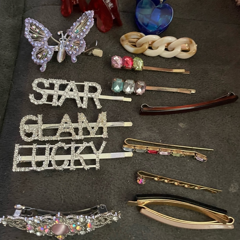 Assorted Hair Clips and Barrettes